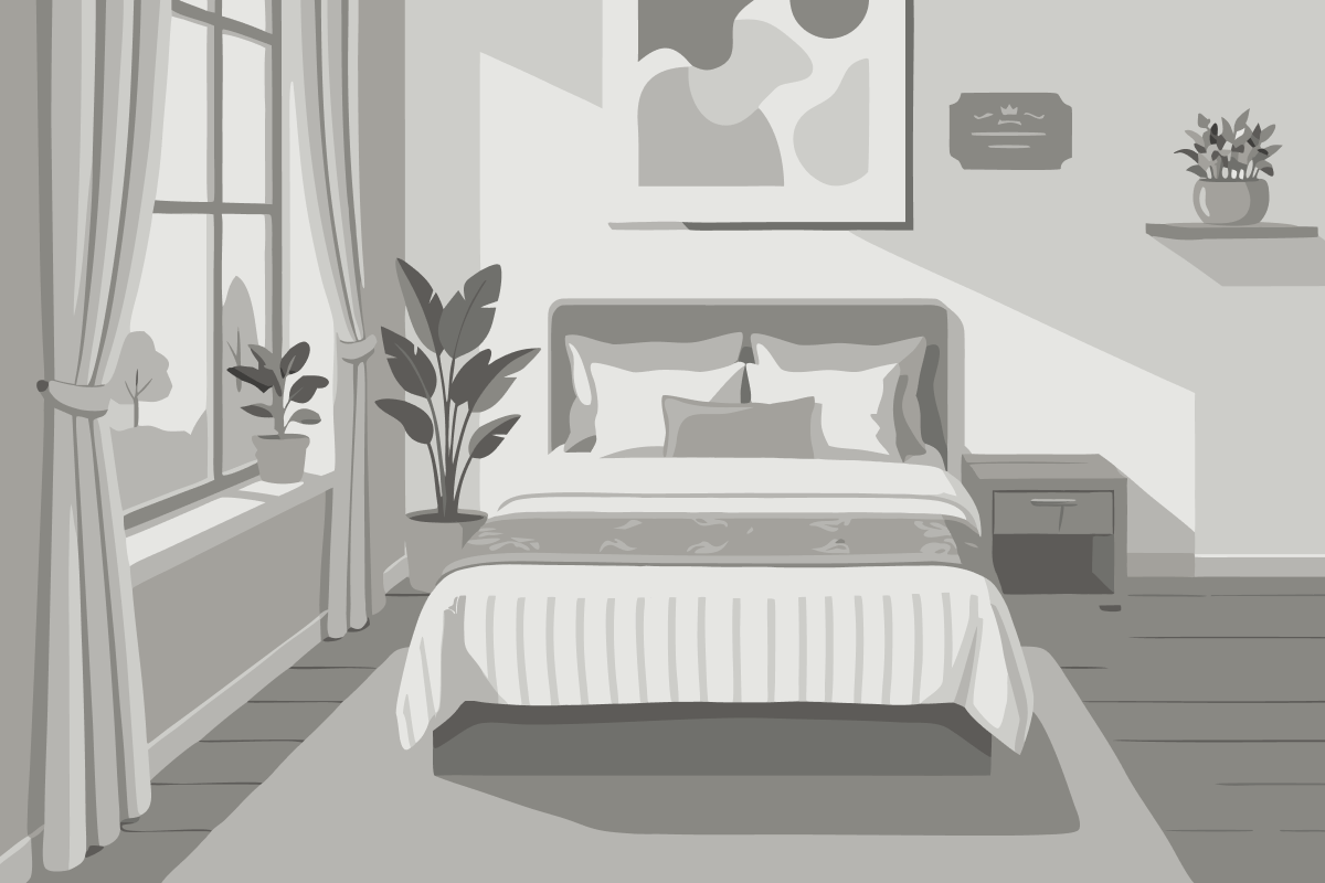 Apartamento de 4 dormitorios con balcón